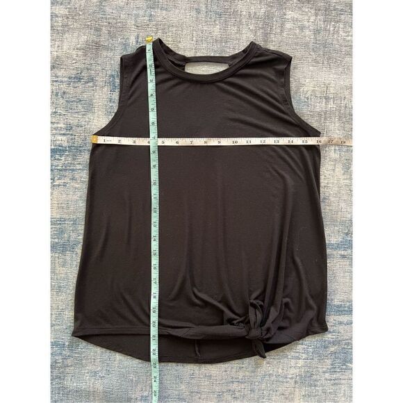 Old Navy Black Keyhole Back Tie Front Top Girls Large 10 - 12 - Picture 7 of 7